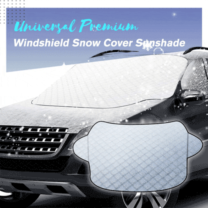 Parabrisas universal premium con cubierta para la nieve y parasol