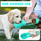 Botella de agua portátil para perros 4 en 1