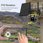 Cámara de seguridad inalámbrica 4G LTE con energía solar: supervisión en tiempo real con resolución 2K HD y cobertura completa de 360°.