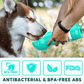 Botella de agua portátil para perros 4 en 1