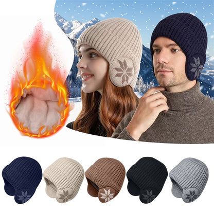 ❄Conjunto de gorro y bufanda de invierno. Gorro de punto cálido😍