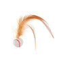 Pelota Interactiva para Gatos con Pluma
