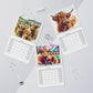 💥Oferta limitada 50 % DE DESCUENTO🐮Calendario Highland Cow 2026: decoración rústica para la pared y planificador mensual📅