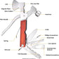 Herramienta multifuncional de martillo de garra portátil 16 en 1 para vehículos, hogar y senderismo.