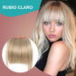 Extensiones de Cabello con Flequillo 3D sin Costuras