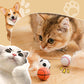 Pelota Interactiva para Gatos con Pluma