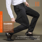 (COMPRAR 2 PARA ENVÍO GRATIS)Pantalones de hombre clásicos con buena elasticidad.