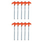 8“Tornillo en estacas de carpa - Anclajes de tierra Tornillo