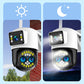 Cámara de Vigilancia HD con Visión Nocturna de Pantalla Doble