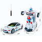 [El mejor regalo para los niños] Coche de juguete eléctrico universal de la policía de la deformación
