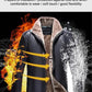 Chaqueta acolchada de piel sintética para hombre