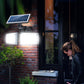 Luces Solares con Sensor de Movimiento para Exteriores - 2 Cabezales de Luz Ajustables