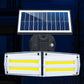 Luces Solares con Sensor de Movimiento para Exteriores - 2 Cabezales de Luz Ajustables