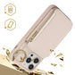 Funda para teléfono a prueba de golpes con cordón, anillo y bolsillo para tarjetas