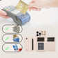 Funda para teléfono a prueba de golpes con cordón, anillo y bolsillo para tarjetas