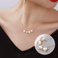 Collar de Trébol de Cuatro Hojas en Forma de Corazón 2 en 1