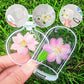 🌸Set de marcapáginas de flores secas