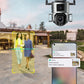 Cámara de seguridad solar inalámbrica con zoom Sin necesidad de WiFi ni alimentación 🔋 Vigilancia inteligente en cualquier condición meteorológic