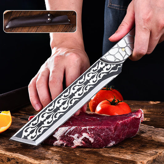 Cuchillo de cocina afilado multiusos con fund