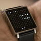 Reloj electrónico cuadrado impermeable para hombre con correa de acer