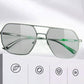 Gafas de sol de montura irregular con protección UV y lentes polarizada