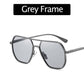 Gafas de sol de montura irregular con protección UV y lentes polarizada