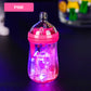 Encendedor de llama rosa en forma de botella de lech