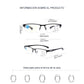Titanio Gafas de Lectura Multifocal Fotocromáticas Progresivas Doble Luz Antiazul