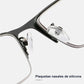 Titanio Gafas de Lectura Multifocal Fotocromáticas Progresivas Doble Luz Antiazul