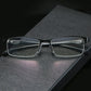 Titanio Gafas de Lectura Multifocal Fotocromáticas Progresivas Doble Luz Antiazul
