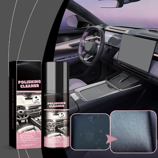 Quitamanchas y abrillantador para el interior del coche