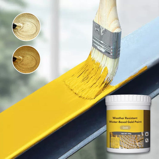 Pintura dorada al agua resistente a la intemperi