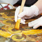 Pintura dorada al agua resistente a la intemperi
