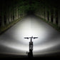 Luz de bicicleta recargable, súper brillante e impermeable.