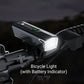 Luz de bicicleta recargable, súper brillante e impermeable.