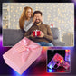 Encendedor giratorio LED intermitente transparent