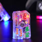 Encendedor giratorio LED intermitente transparent