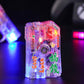 Encendedor giratorio LED intermitente transparent