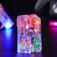 Encendedor giratorio LED intermitente transparent