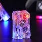 Encendedor giratorio LED intermitente transparent