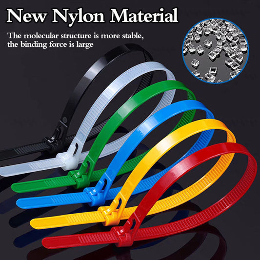 🔥Buckle Self-locking Premium Nylon Cable Wire Ties（50% OFF