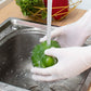 Guantes impermeables desechables para la limpieza de cocinas