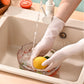 Guantes impermeables desechables para la limpieza de cocinas