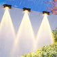 Luces solares impermeables para vallas y decoración de exteriores