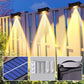 Luces solares impermeables para vallas y decoración de exteriores