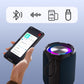 Altavoz Bluetooth portátil de 40 W de potencia máxima con luz RGB