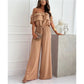 ⏰ ¡Último día de venta caliente! ⌛🌞Summer Sale🌺 Women's Off - Shoulder Ruffle Jumpsuit - 49% OFF
