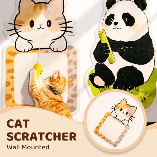 Rascador de pared para gatos sin instalación - Cubic Vertical Claw Mill + Protección para el sofá