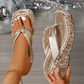 🎉2025 New Arrive - 50% OFF👠Chancletas con lentejuelas de suela gruesa para mujer