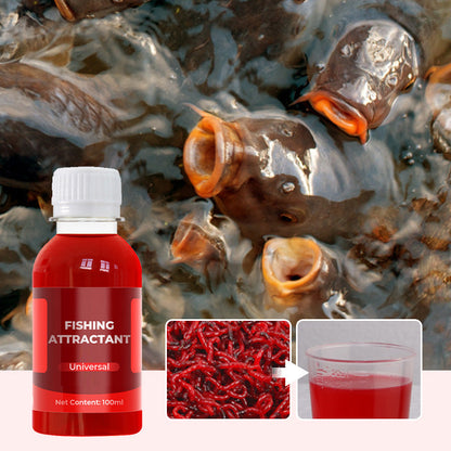 Cebo líquido concentrado universal con gusanos rojos para pesca, atrayente